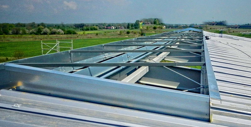 Prawidłowo ukształtowana przez nas skośna podstawa świetlika dachoweg